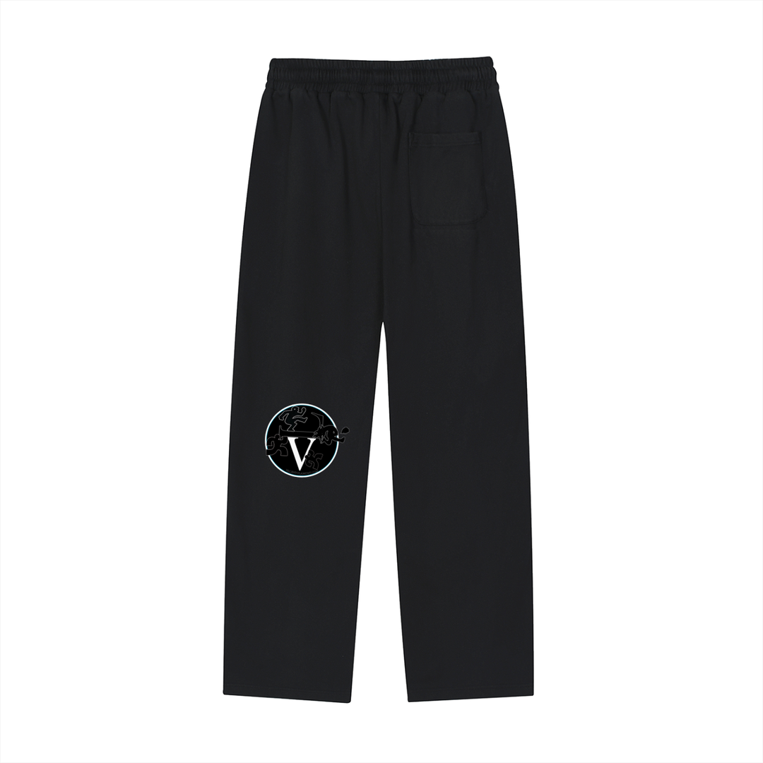 Reflection Striped Straight-Leg Sweatpants