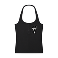 Women's Ribbed Henley Tank Top