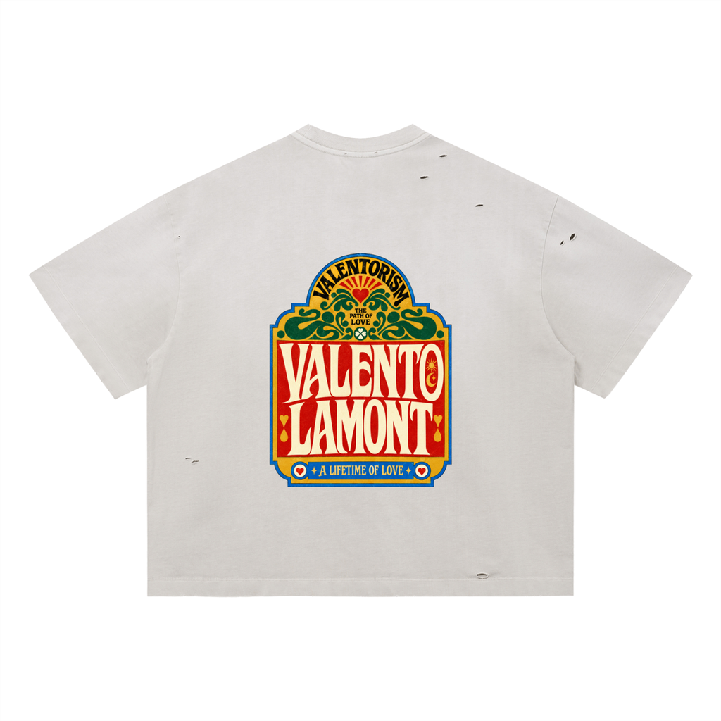 Vintage Washed Distressed Boxy Oversized T-Shirt