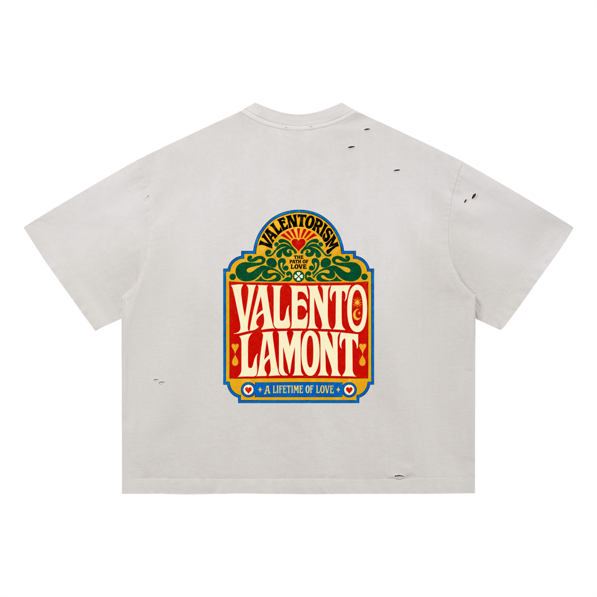 Vintage Washed Distressed Boxy Oversized T-Shirt