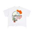 Vintage Wash Boxy Distressed Hem T-Shirt