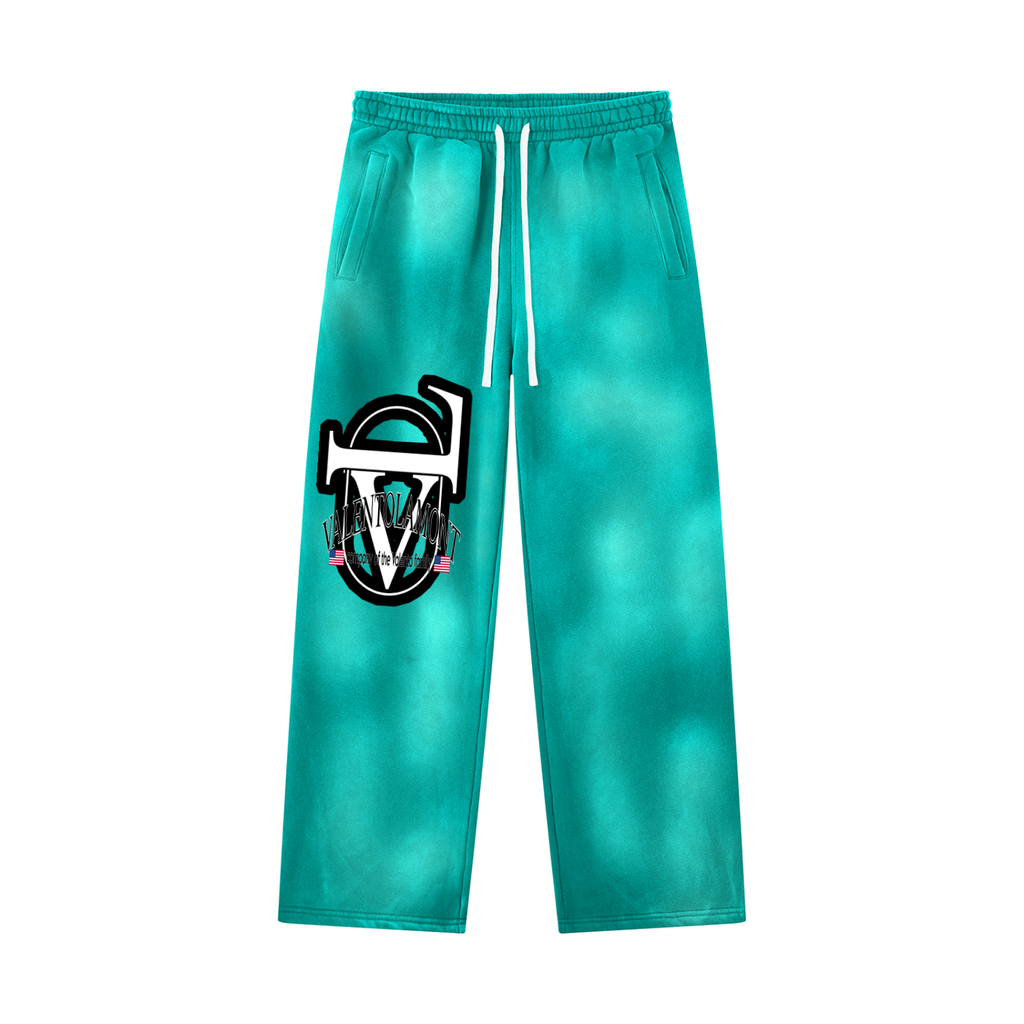 Unisex Sunfade Wide Leg Fleece Sweatpants