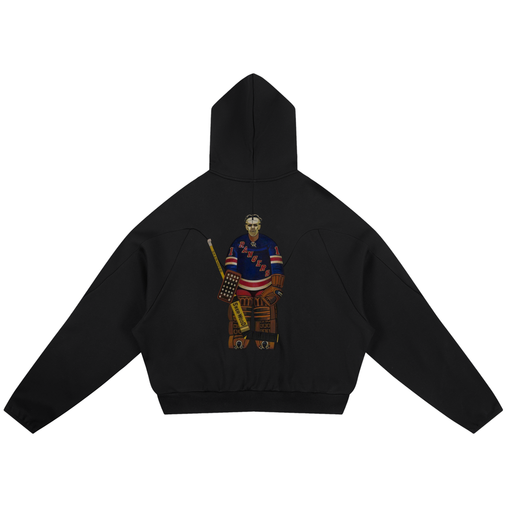 Curved Panel Raglan Hoodie