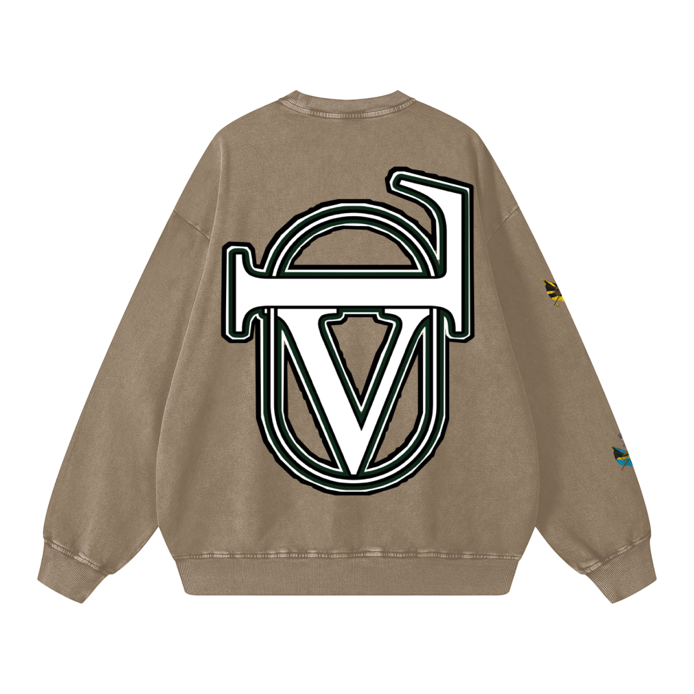Snow Washed Oversized Sweatshirt