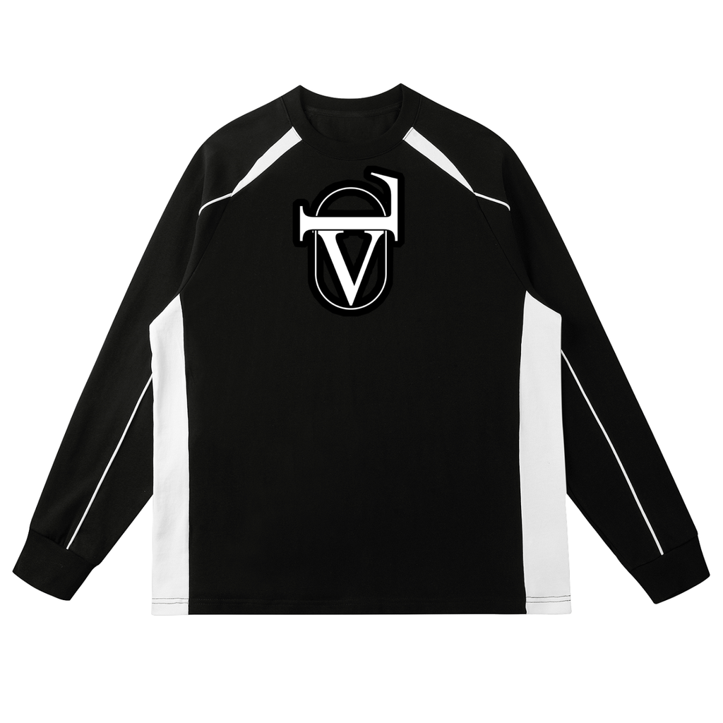 Contrast Panel Raglan Sweatshirt