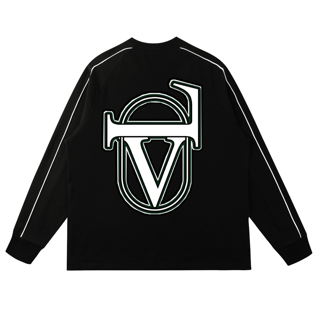 Contrast Panel Raglan Sweatshirt