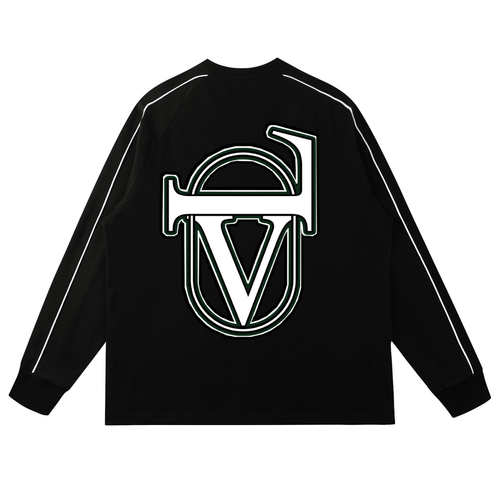 Contrast Panel Raglan Sweatshirt