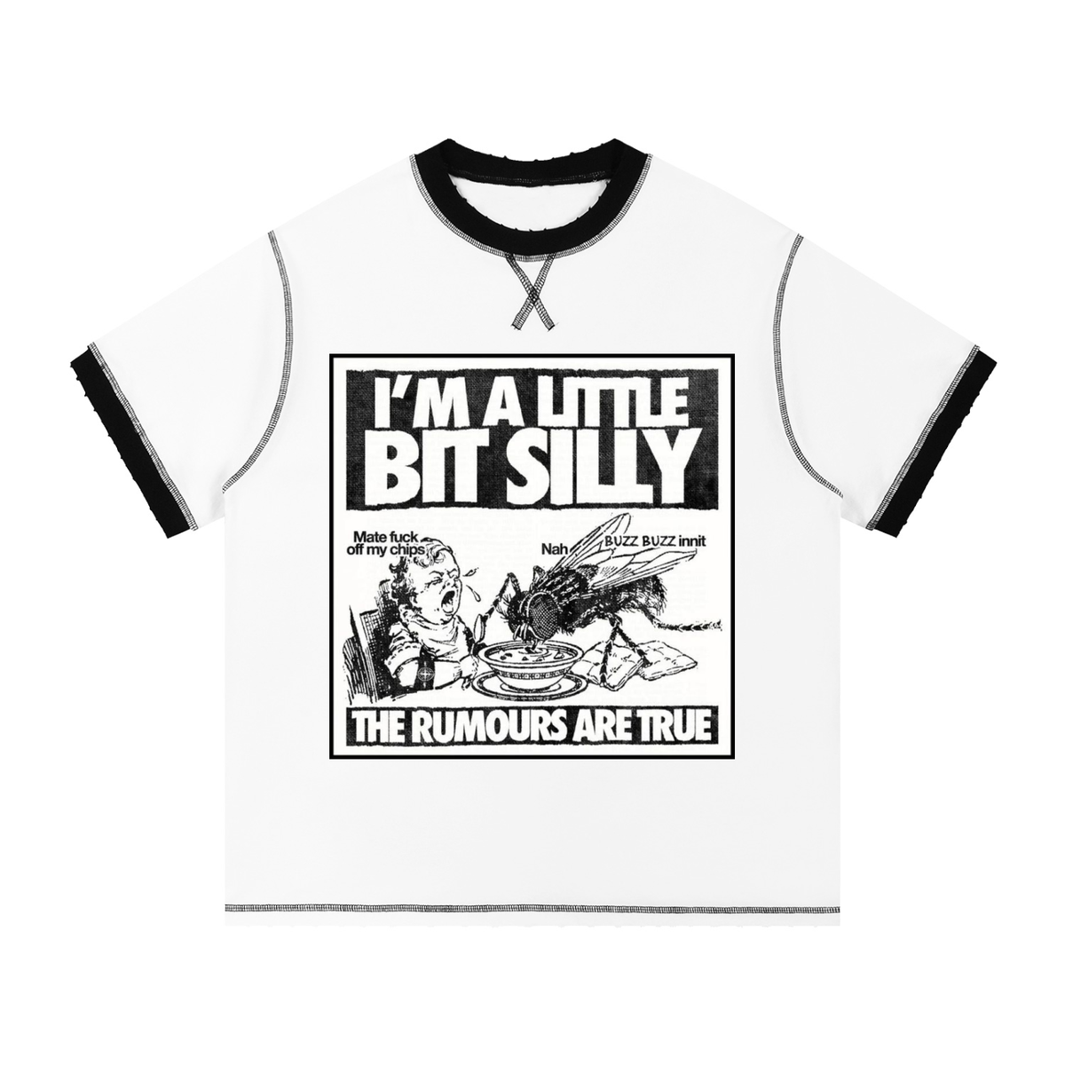 Unisex Contrast-Stitched Ringer T-Shirt