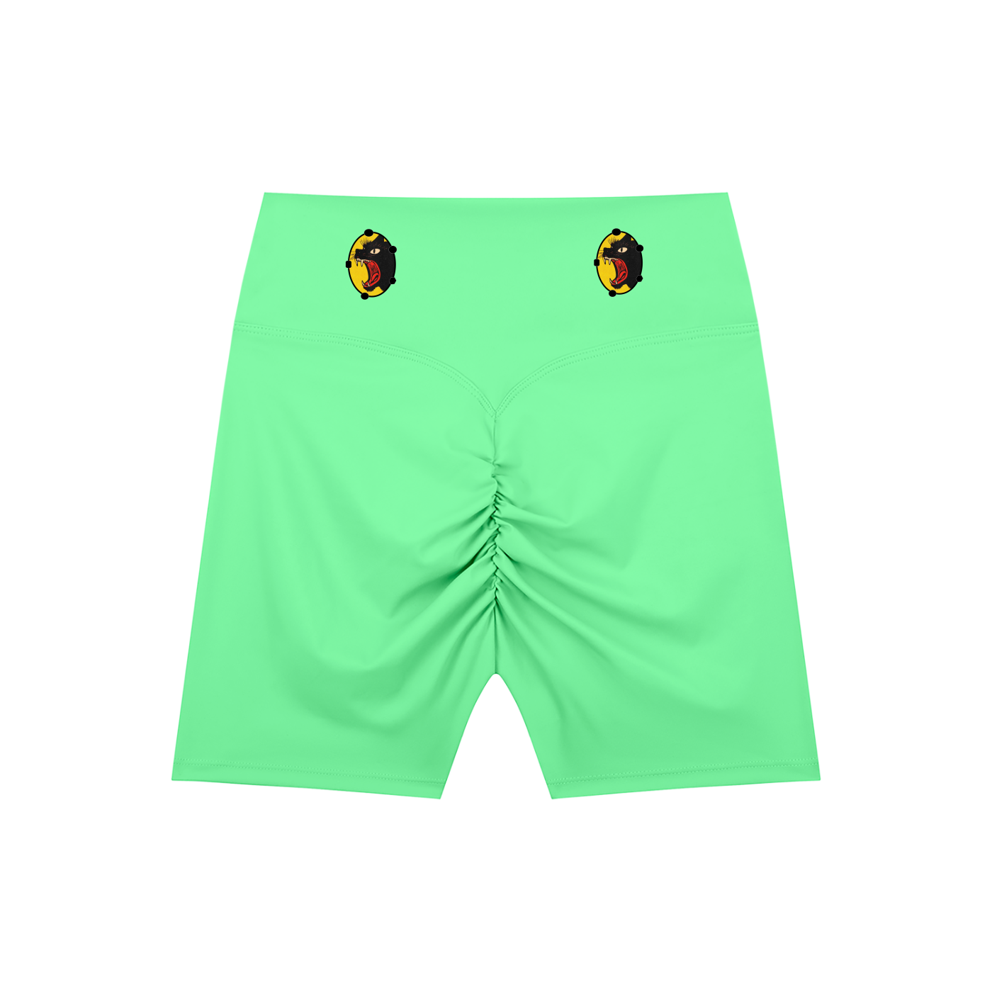 High-Waisted Blend Biker Shorts