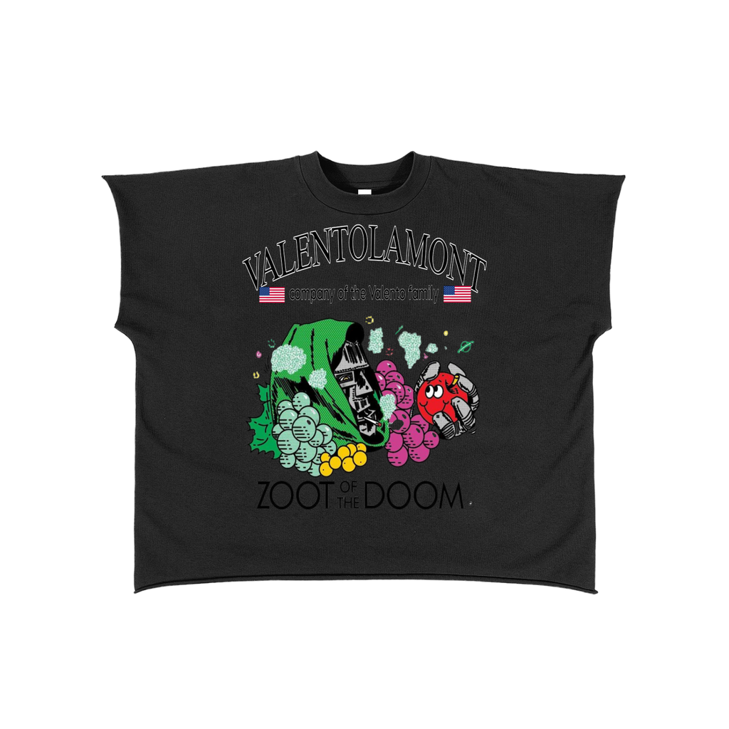 Raw Edge Boxy Non-Shrink T-Shirt