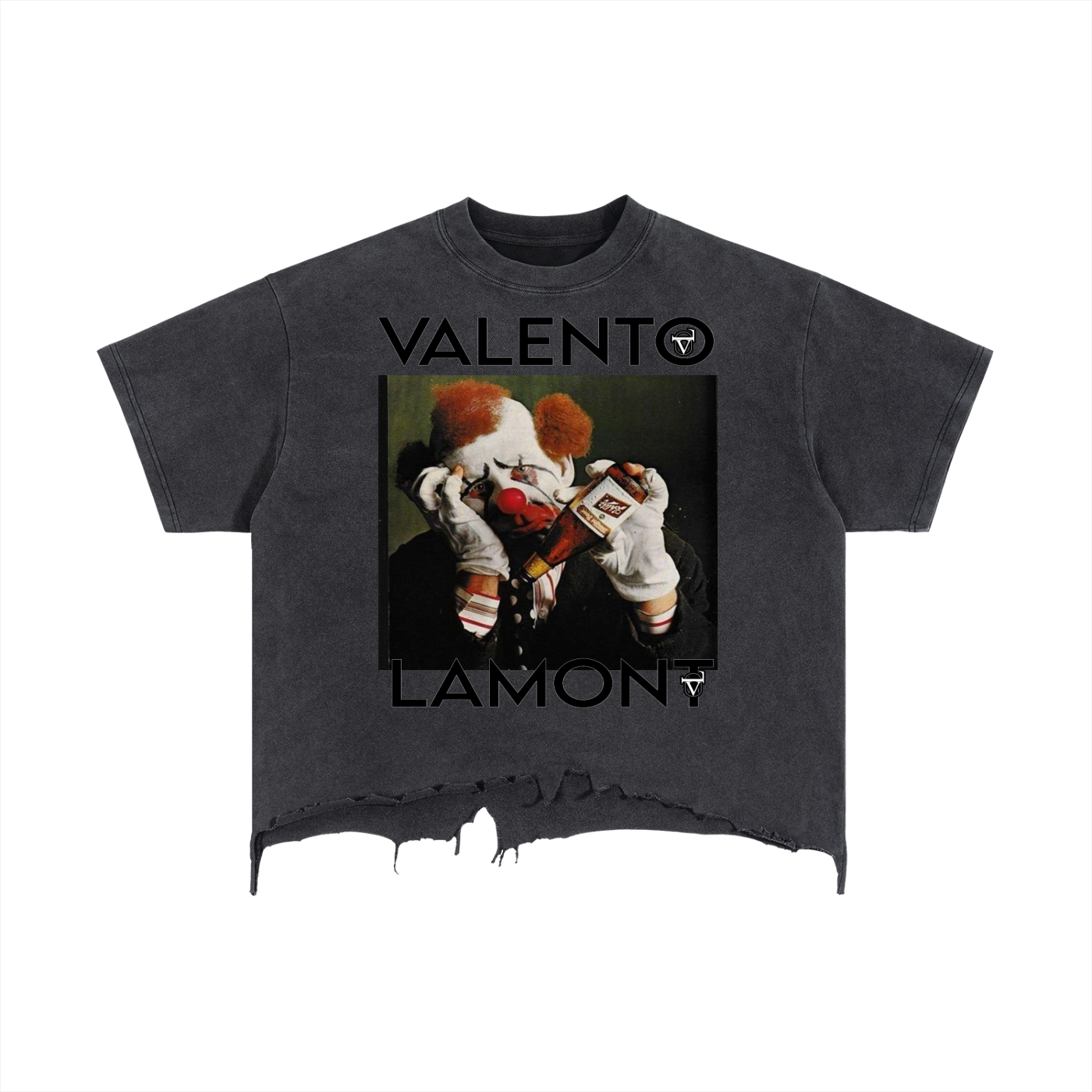 Vintage Wash Boxy Distressed Hem T-Shirt