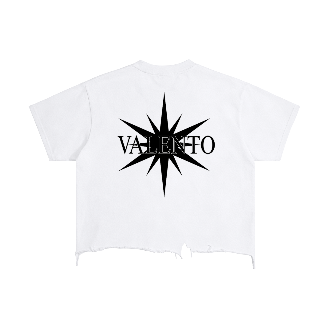 Vintage Wash Boxy Distressed Hem T-Shirt