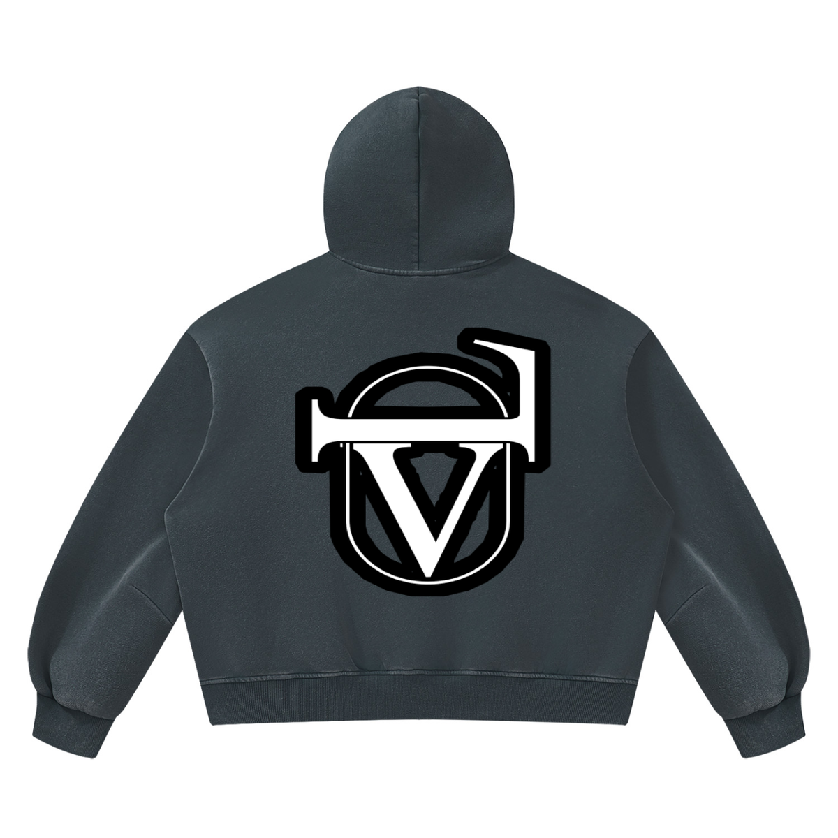 V Wash Boxy Fleece Hoodie