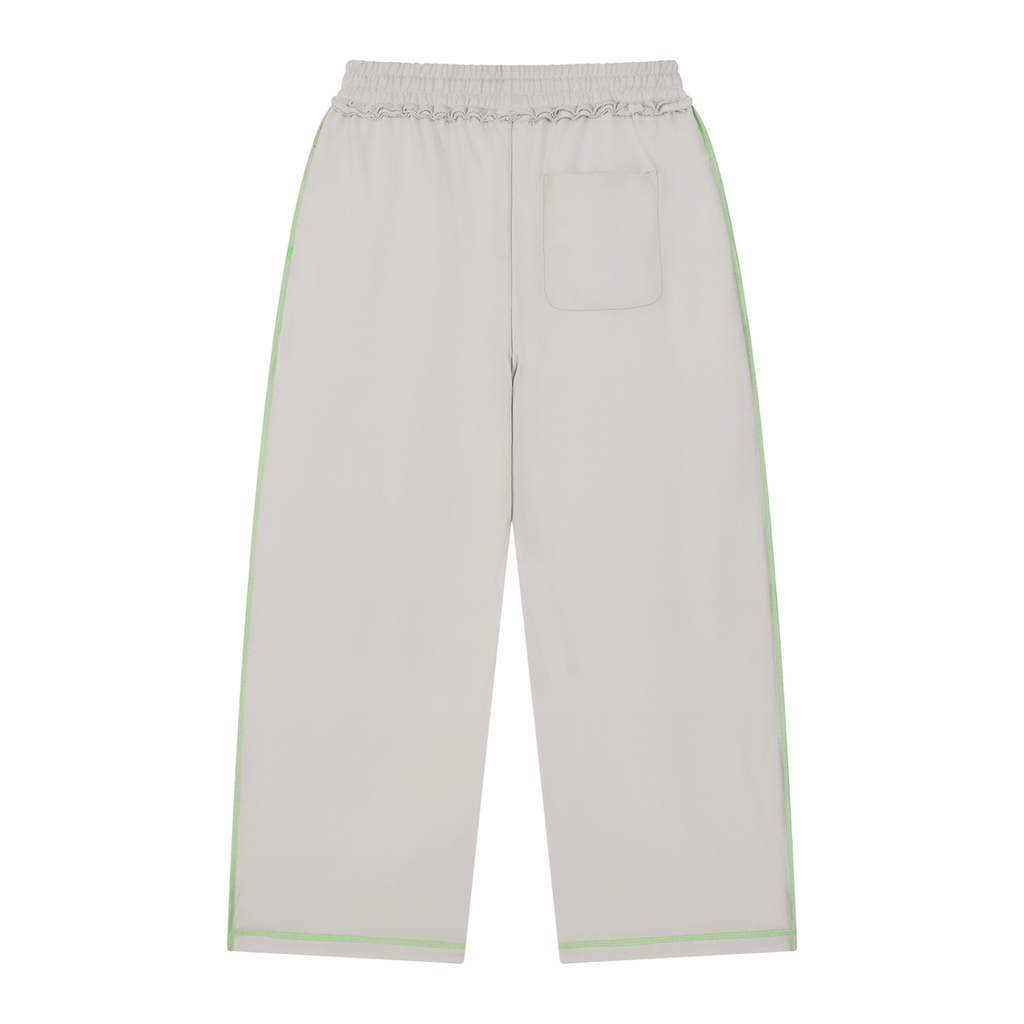 V Raw Edge Topstitch Sweatpants