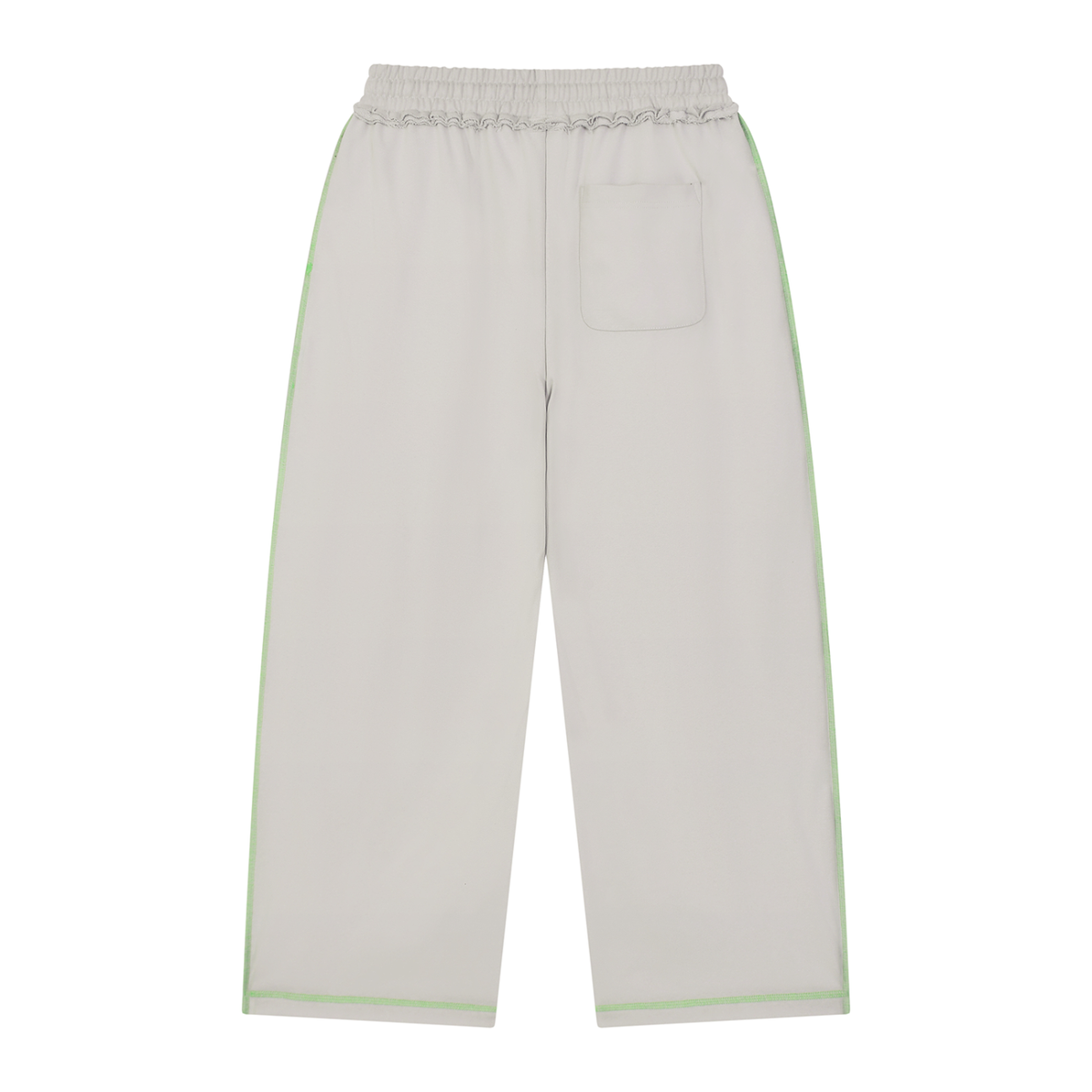 V Raw Edge Topstitch Sweatpants