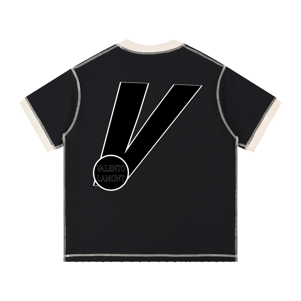 Unisex Contrast-Stitched Ringer T-Shirt