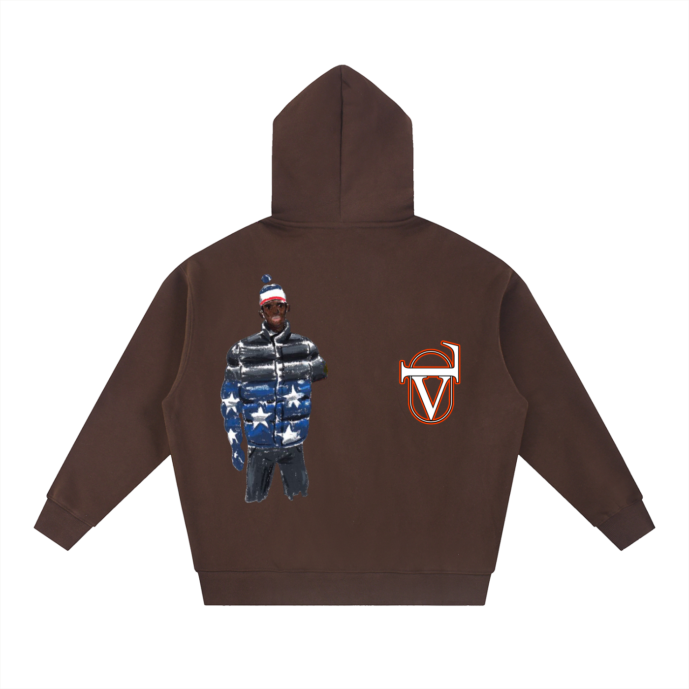 Essential Oversized Fleece Boxy Hoodie