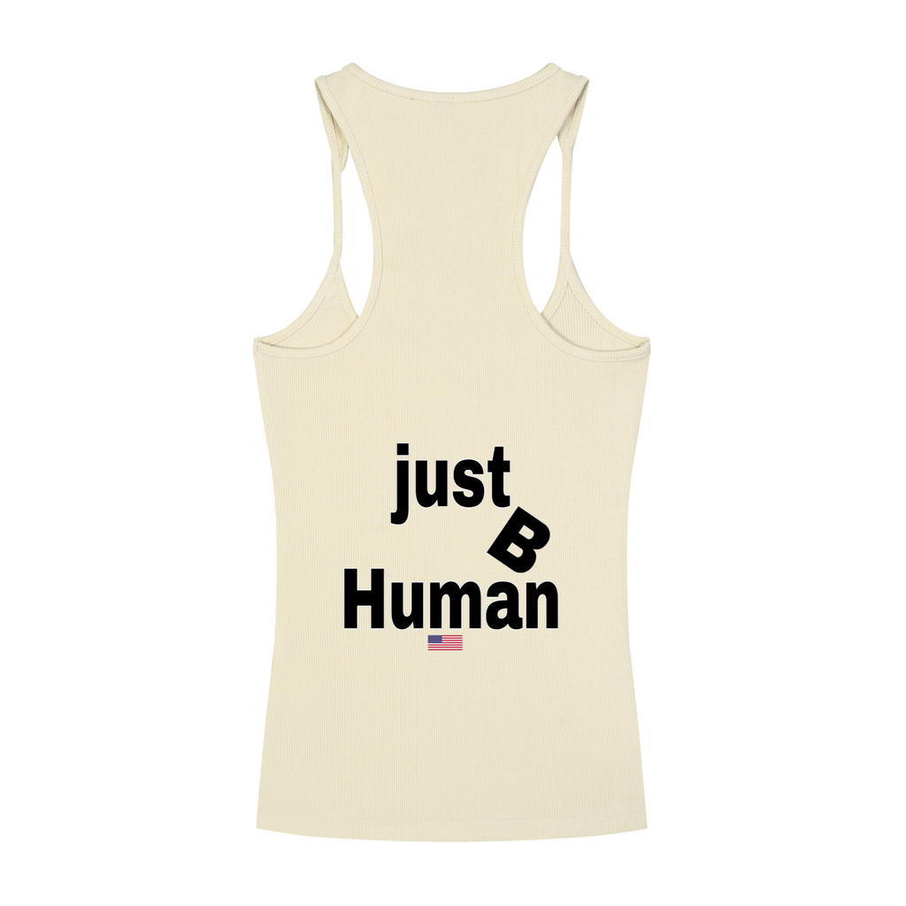 Slim Fit Ribbed Racerback Tank Top
