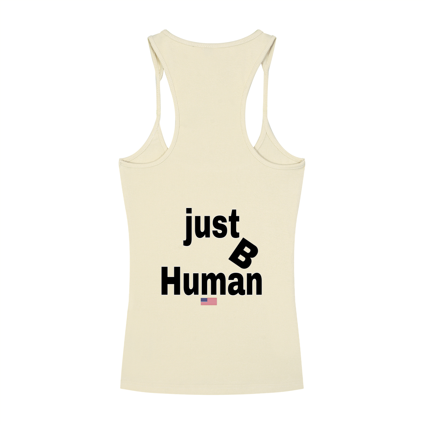 Slim Fit Ribbed Racerback Tank Top