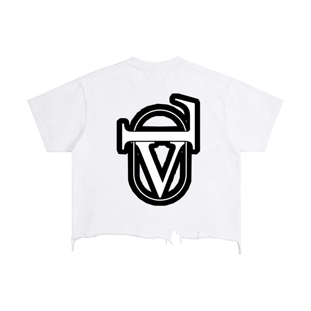 Vintage Wash Boxy Distressed Hem T-Shirt