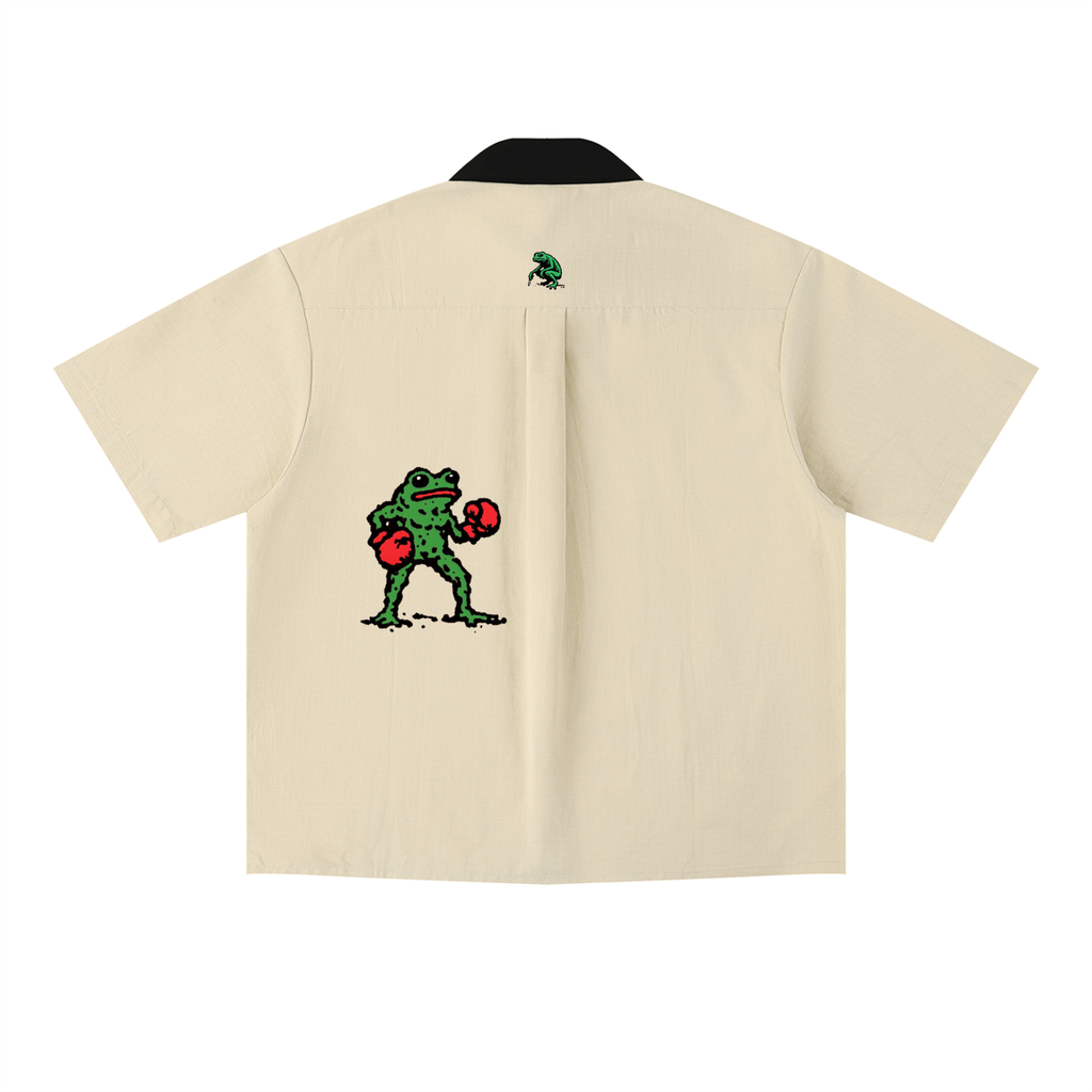 Unisex Color Block Short Sleeve Shirt