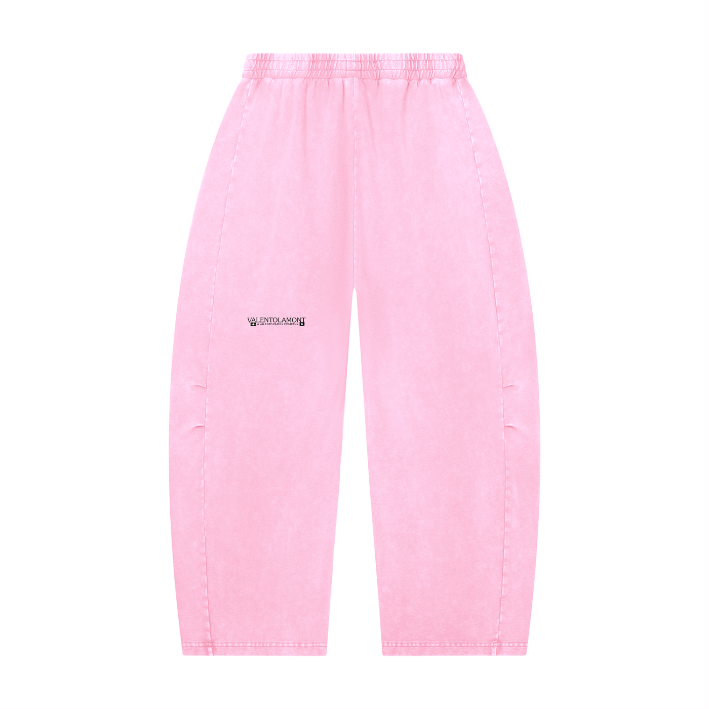Unisex Mineral Wash Barrel Leg Pants