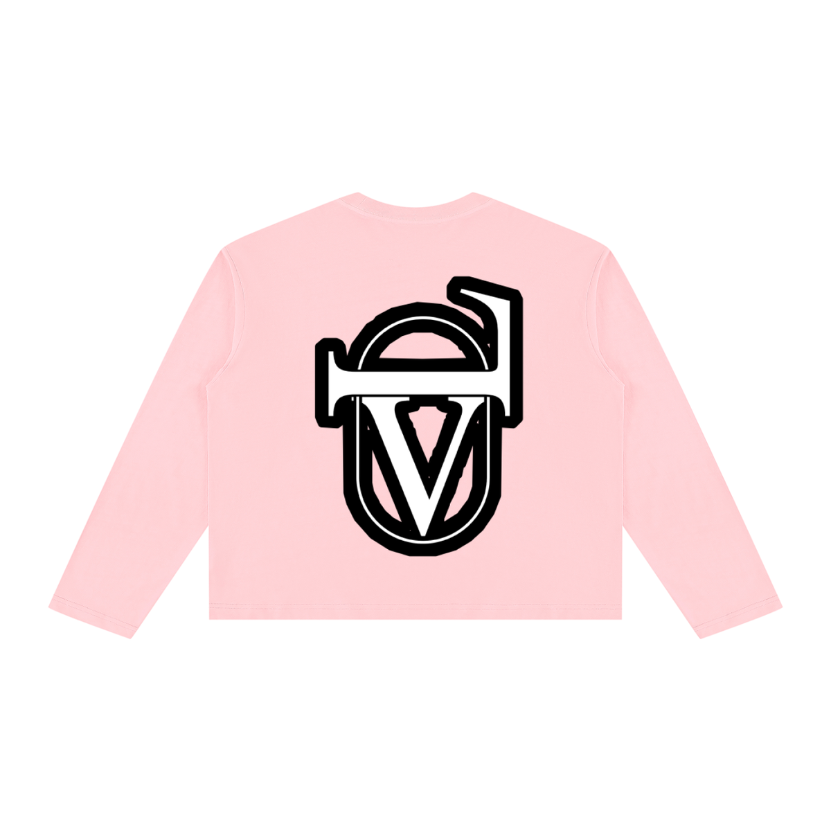 V Vintage Wash Long Sleeve Boxy T-Shirt