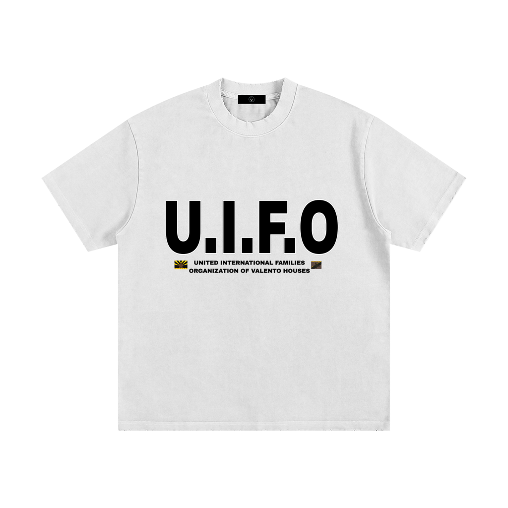 Heavyweight Vintage Washed Frayed T-Shirt