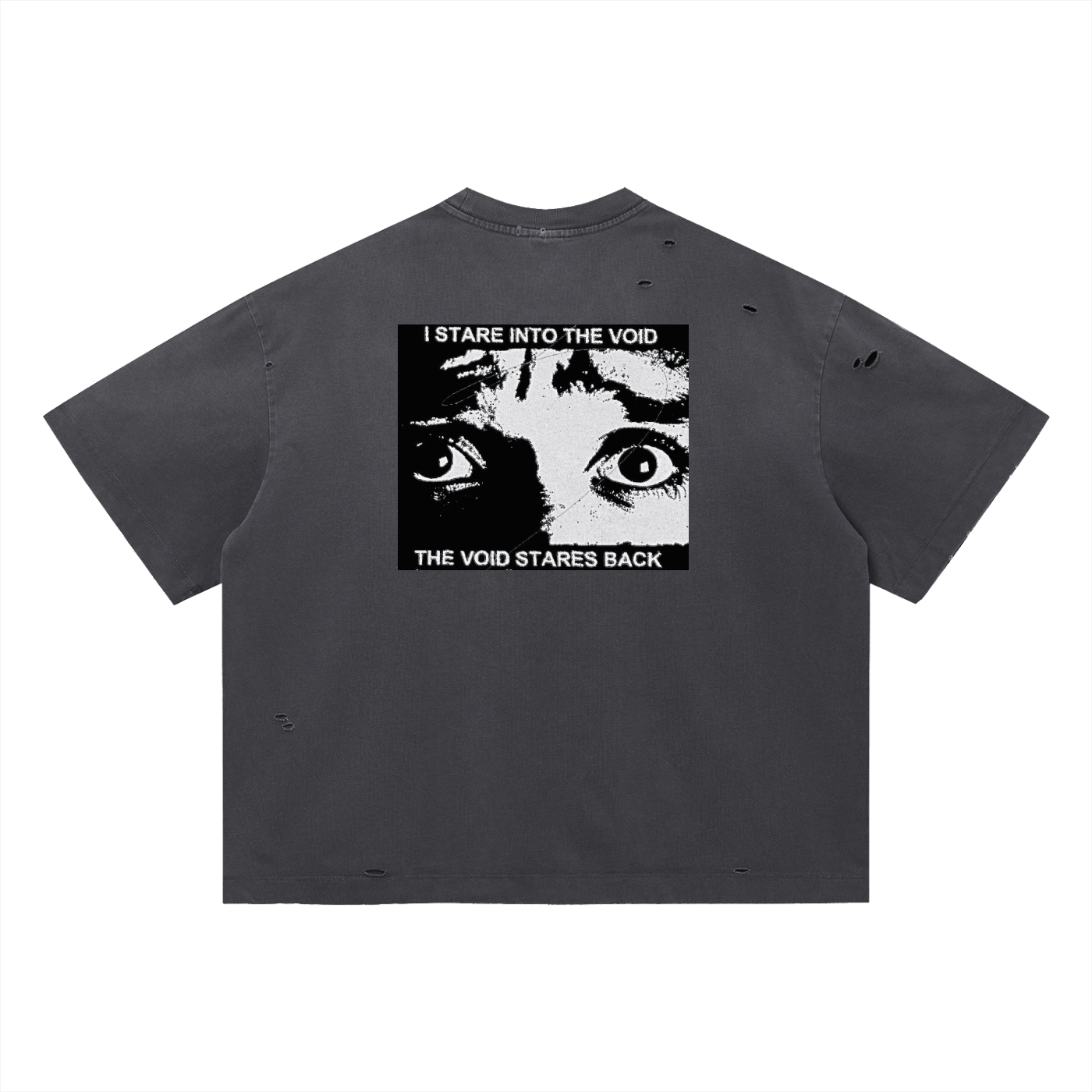 Vintage Washed Distressed Boxy Oversized T-Shirt