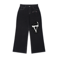 Men's Straight Leg Raw Denim Jeans
