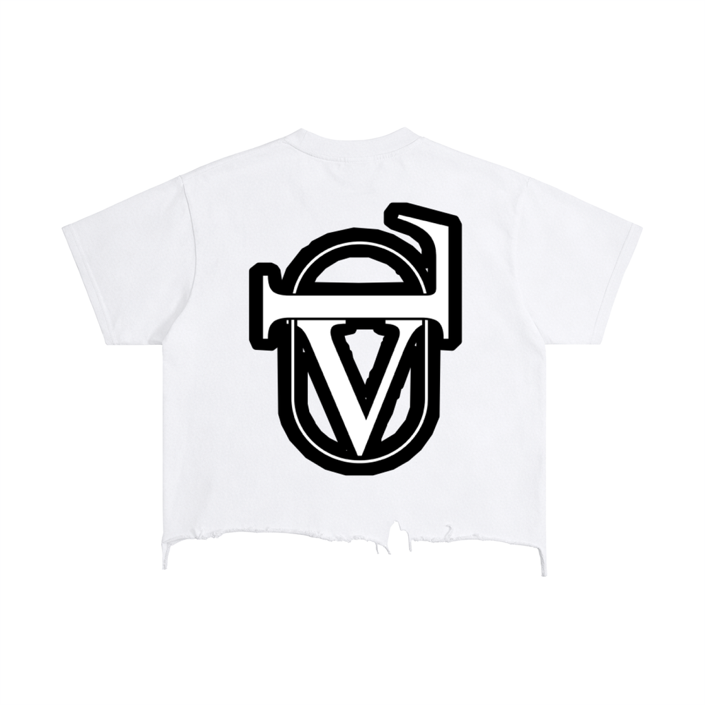 Vintage Wash Boxy Distressed Hem T-Shirt