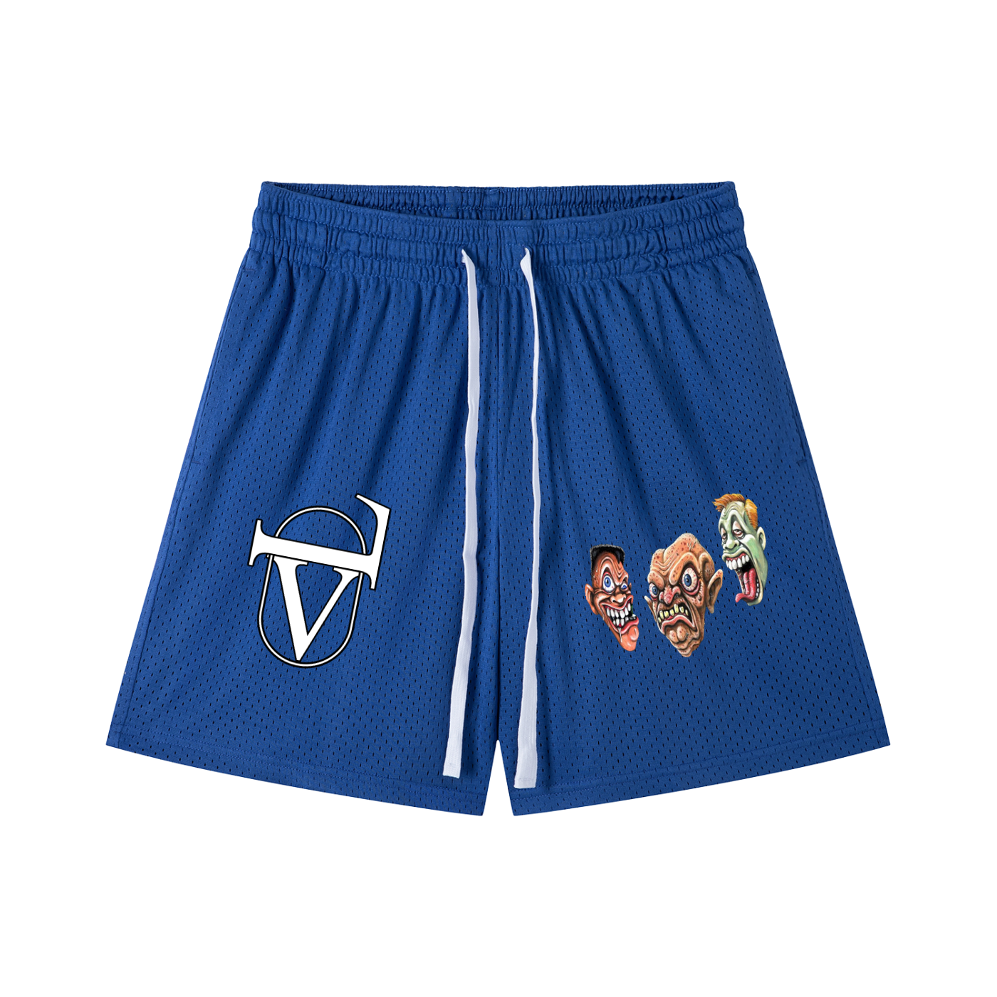 Mesh Drawstring Shorts