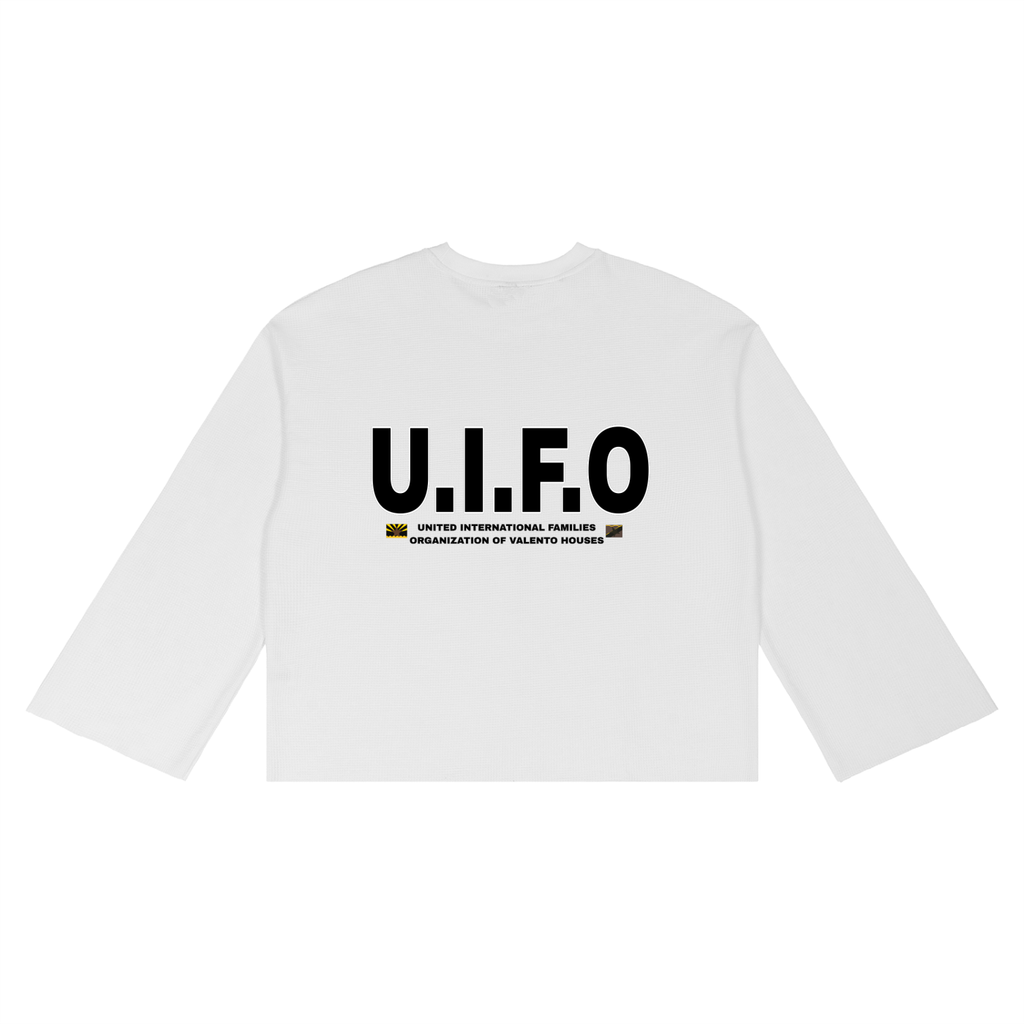 Unisex Waffle Raw Edge T-Shirt