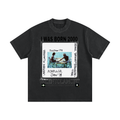 Heavyweight Vintage Washed Frayed T-Shirt