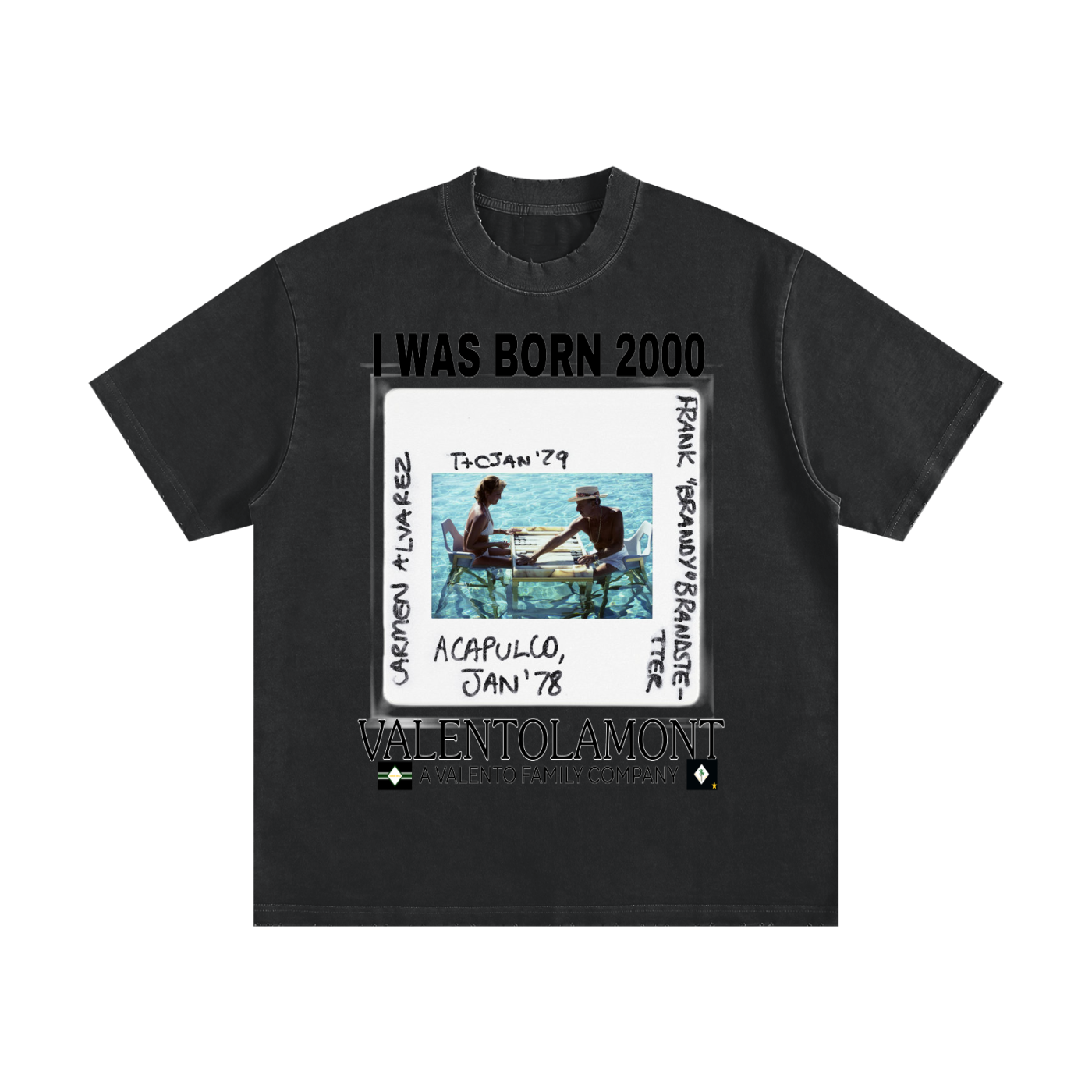Heavyweight Vintage Washed Frayed T-Shirt