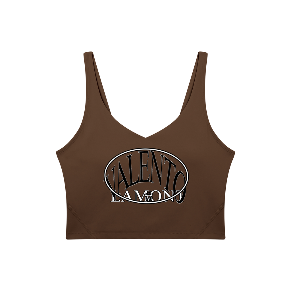 Women's V-Neck Yoga Sports Bra