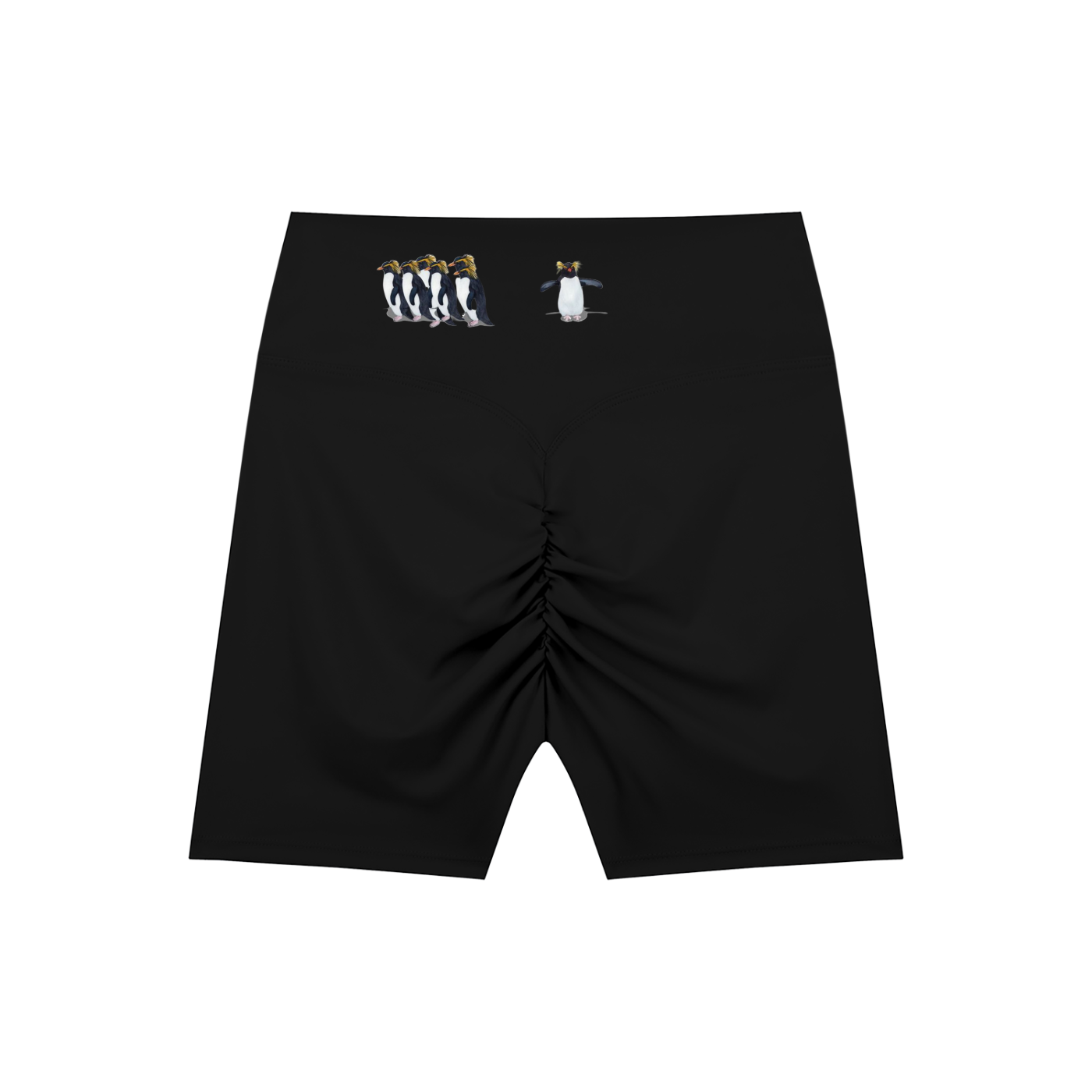 High-Waisted Blend Biker Shorts