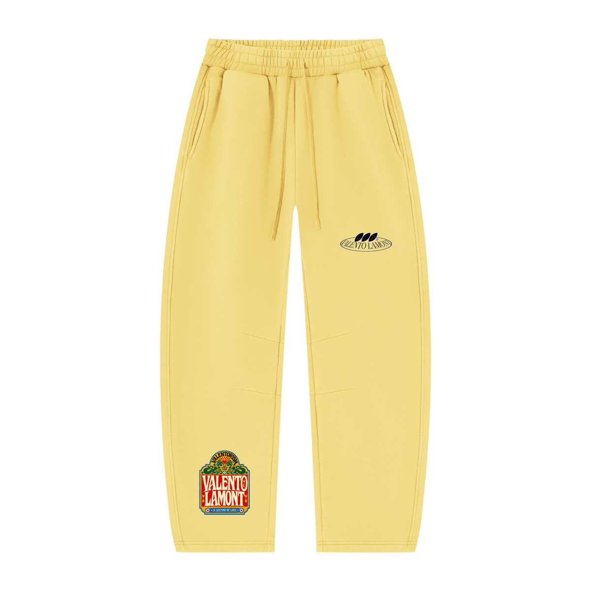 Unisex Vintage Wash Barrel Leg Fleece Sweatpants