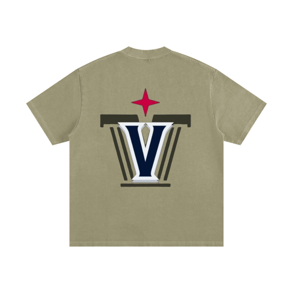 Heavyweight Vintage Washed Frayed T-Shirt