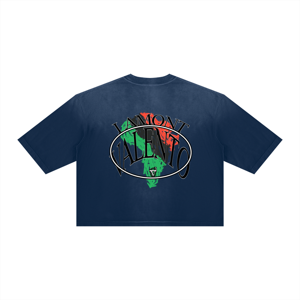 V Vintage Wash Sunfade Boxy T-Shirt