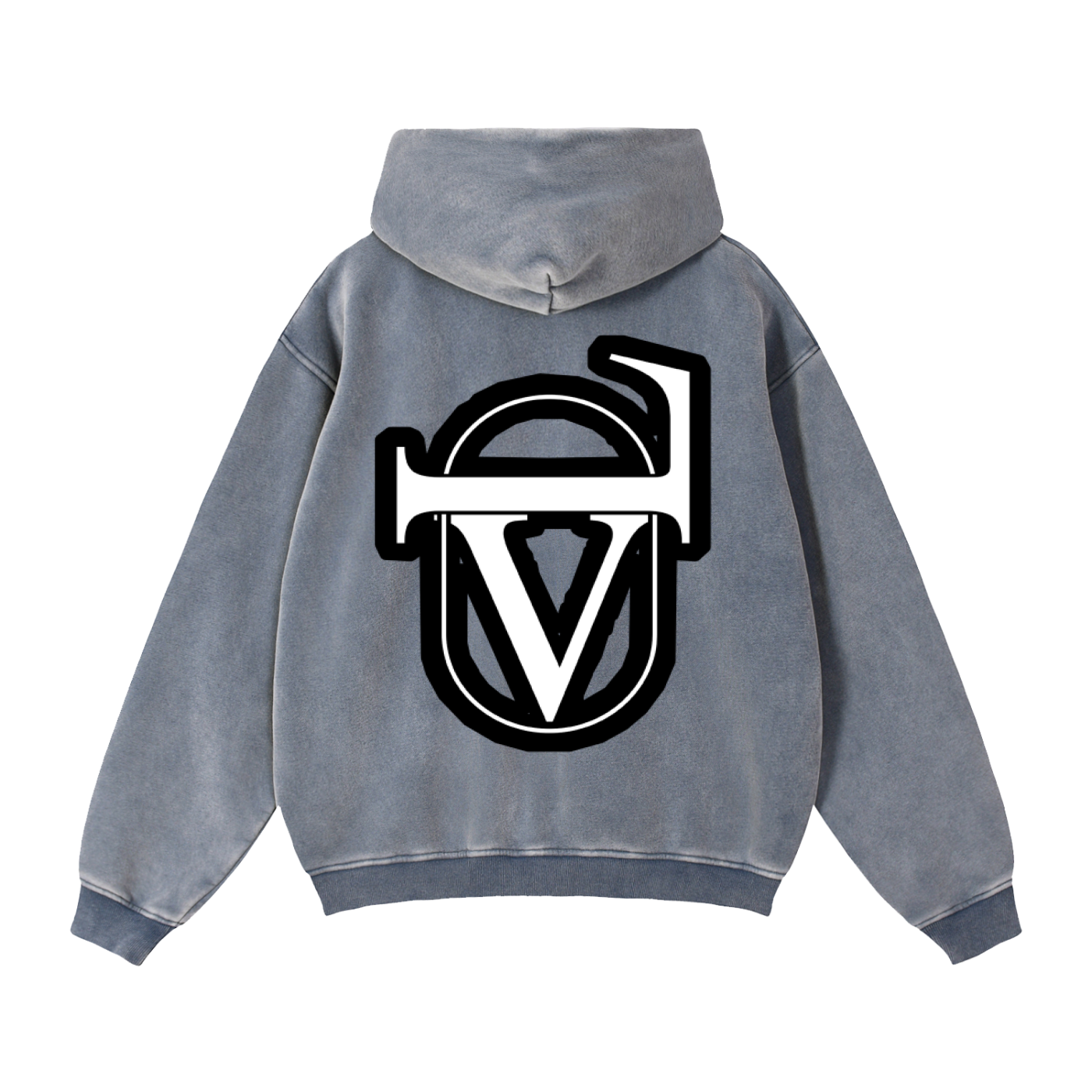 Zip-Through Boxy Fleece Hoodie