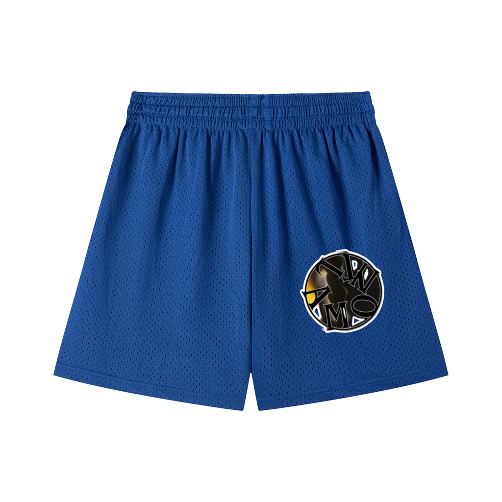 Mesh Drawstring Shorts