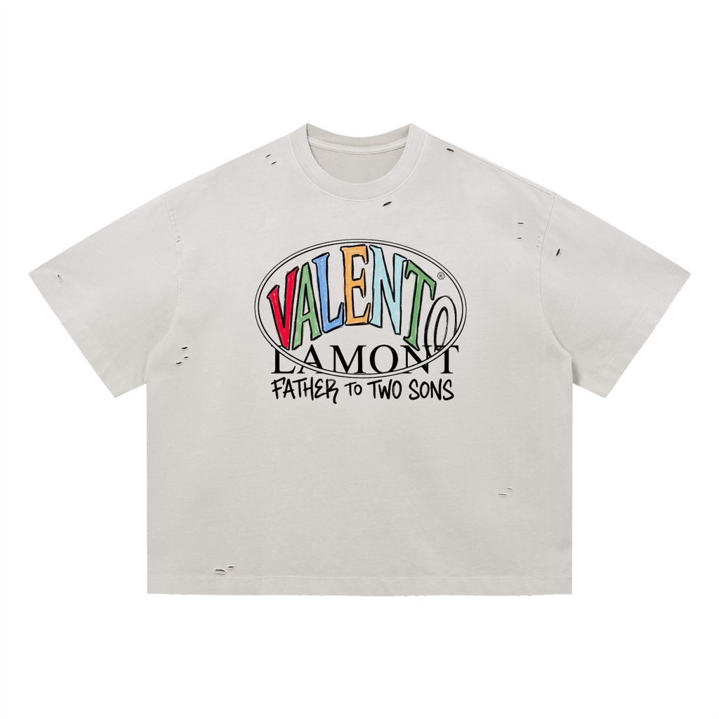 Vintage Washed Distressed Boxy Oversized T-Shirt
