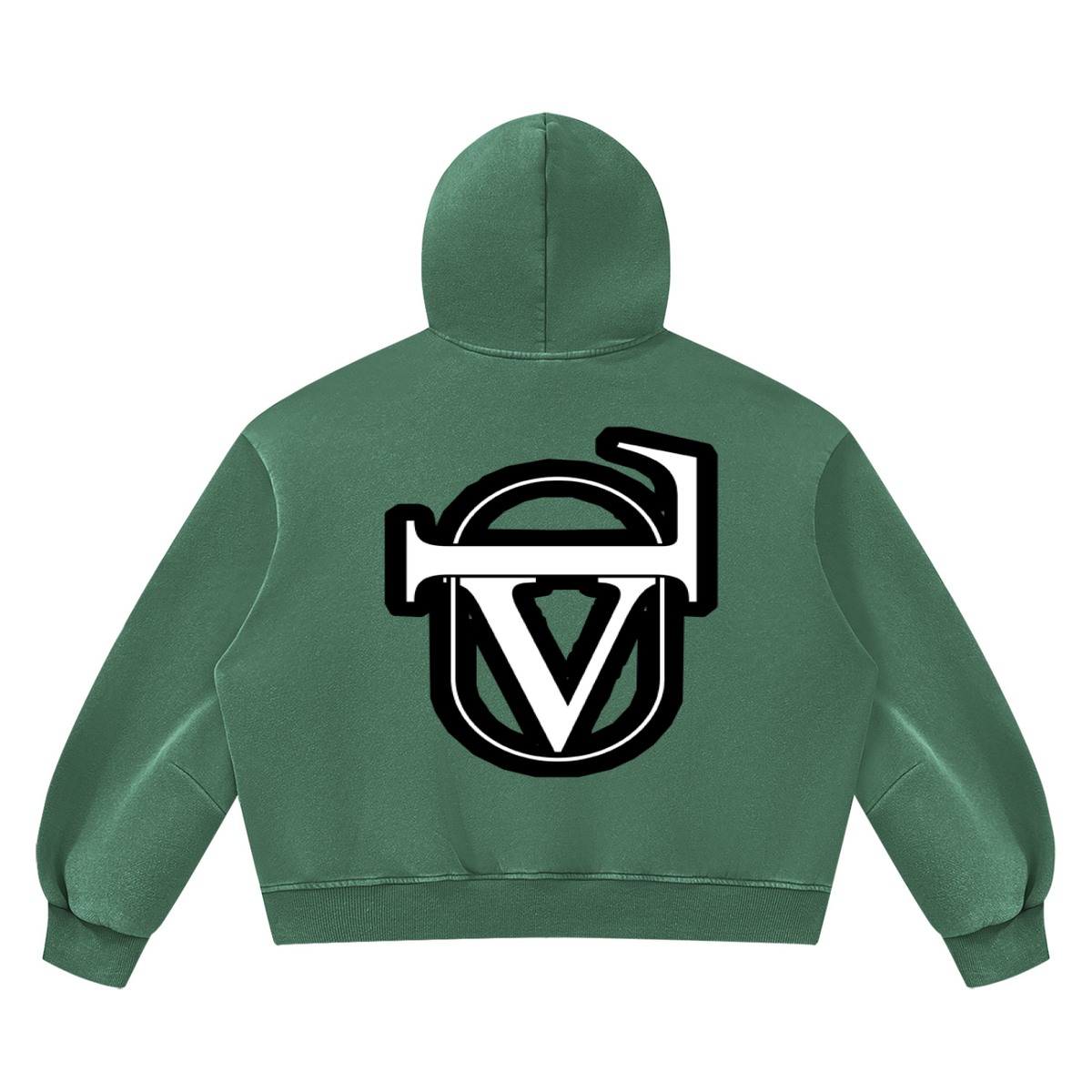 V Wash Boxy Fleece Hoodie