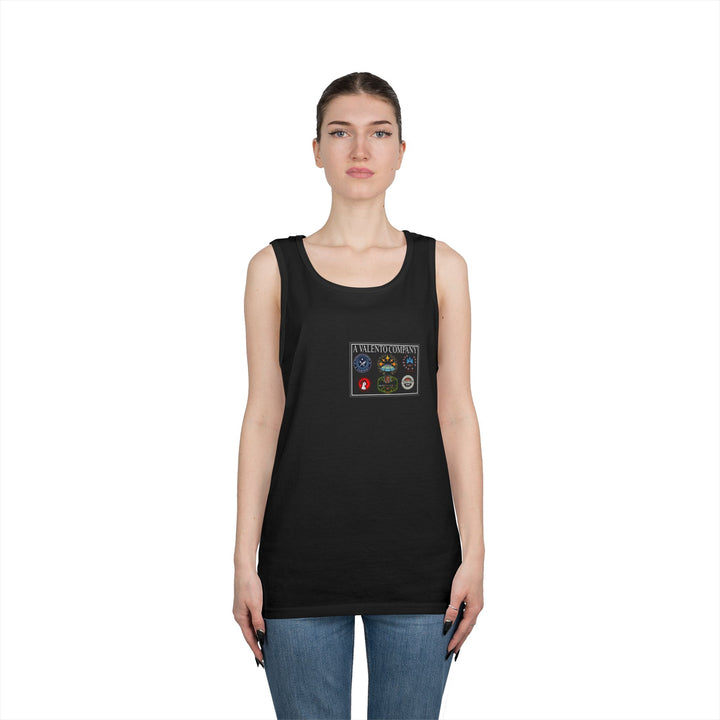Stylish Unisex Heavy Cotton Tank Top | Casual Wear, Summer Fashion, Gift for Friends, Gym Tank, Outdoor Activities