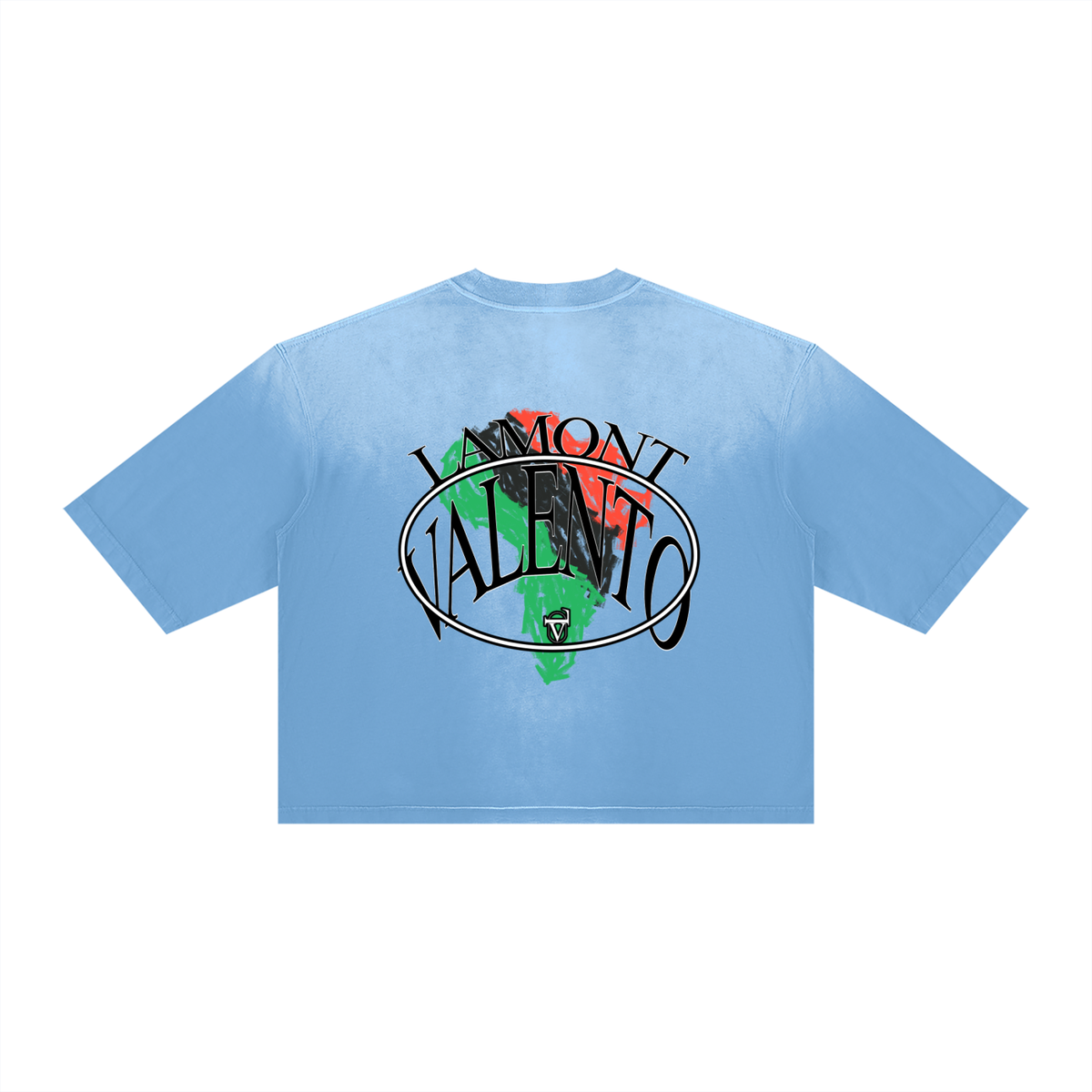 V Vintage Wash Sunfade Boxy T-Shirt