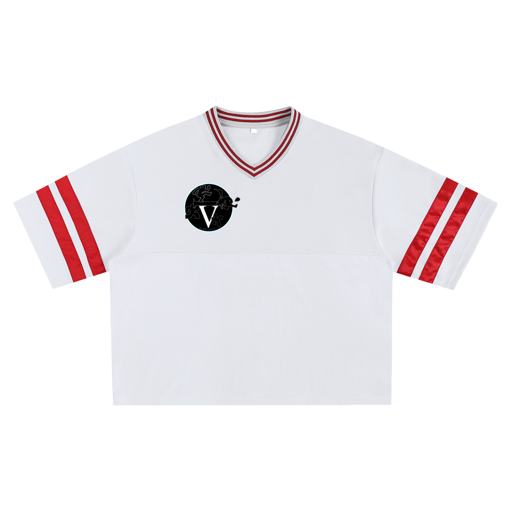 Taped Mesh Boxy T-shirt