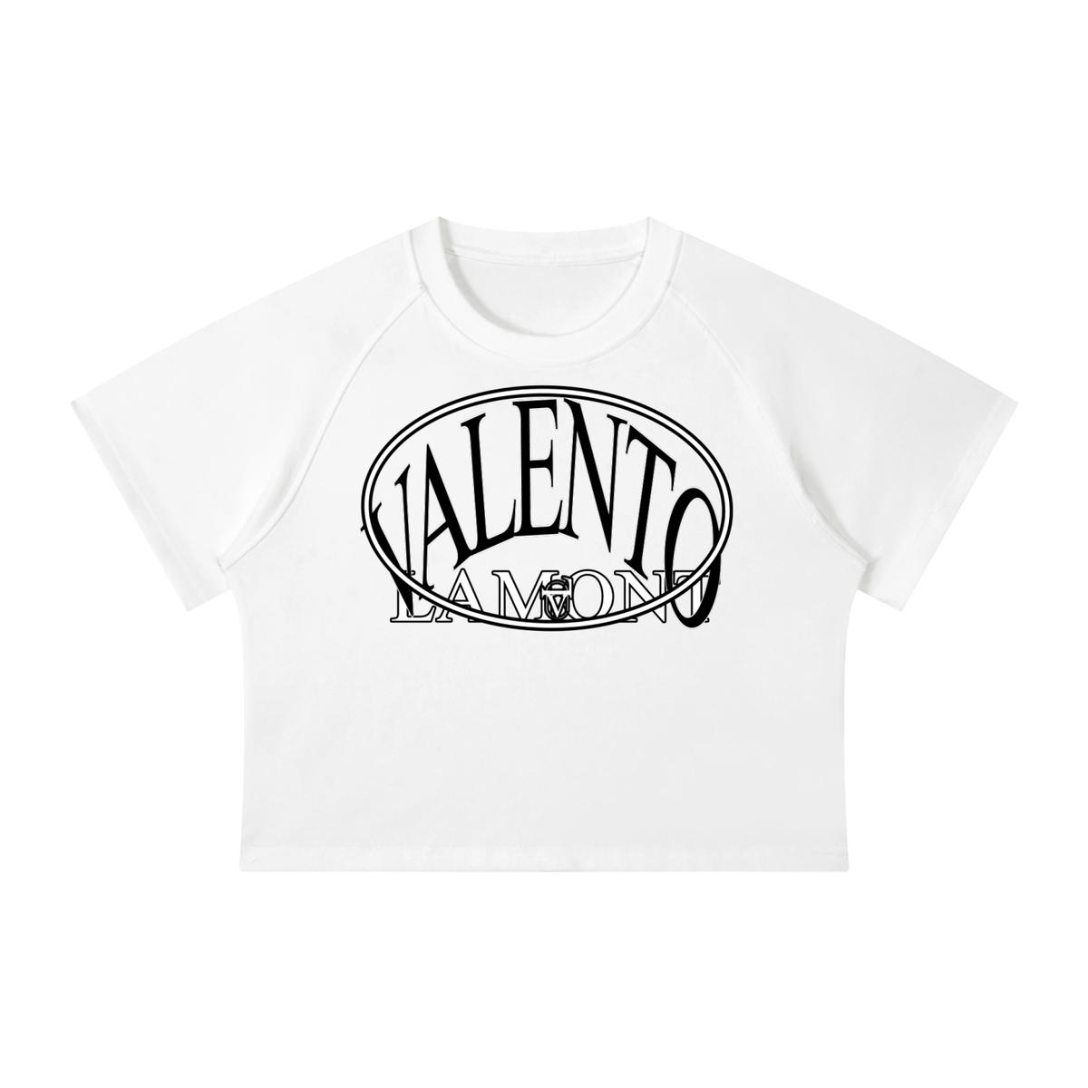 Women's Mineral Wash Raglan Crop T-Shirt
