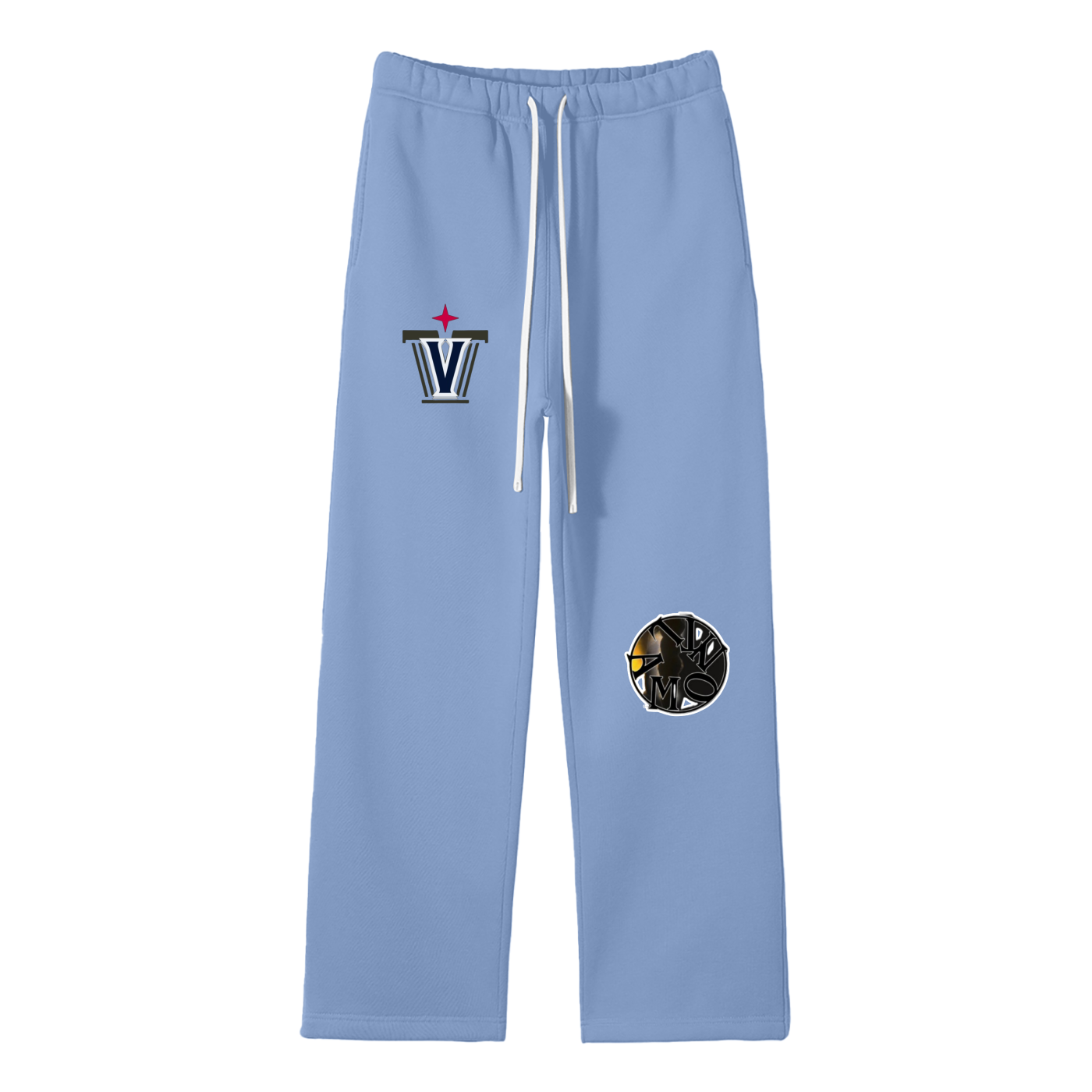 Unisex Solid Color Fleece Straight Leg Pants