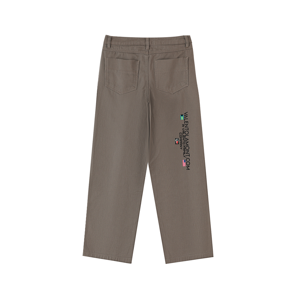 Heavyweight Cotton Straight-Leg Pants